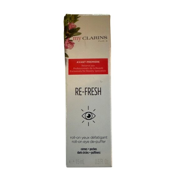 My Clarins Re-Fresh Roll-On Eye De-Puffer Eliminate Dark Circles and Fatigue - Picture 4 of 5